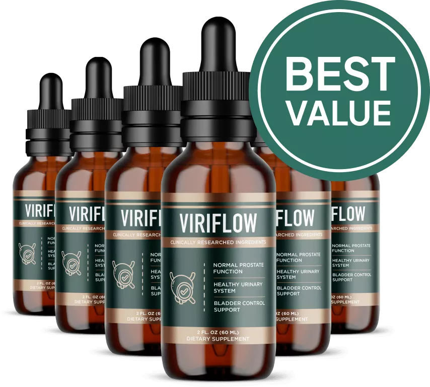 ViriFlow 6 bottle best value pack with free bonuses
